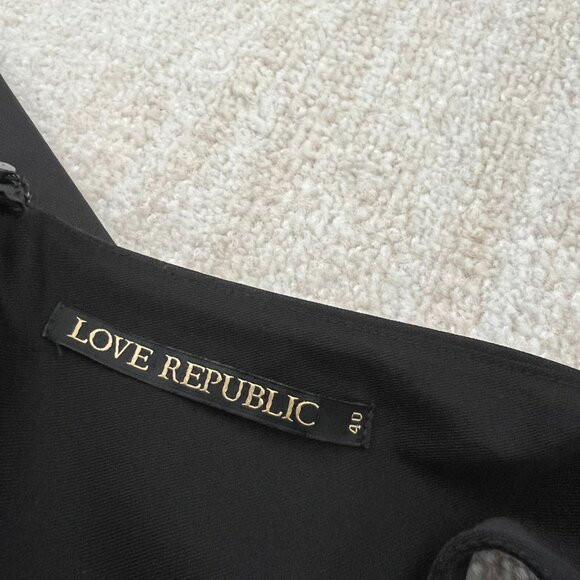 3 for $6 Love Republic Summer Cocktail Cutout Black Mini Dress - Picture 2 of 8